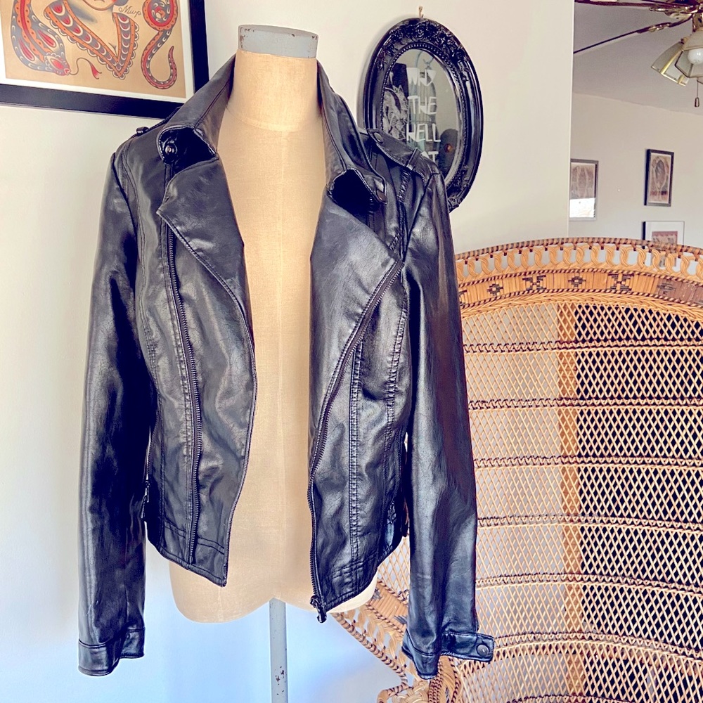 Vegan Leather Jacket